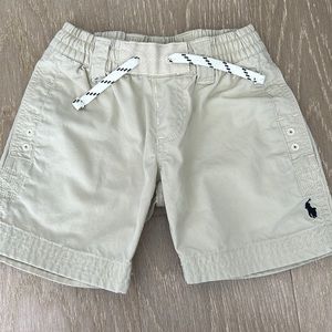Ralph Lauren kids toddler shorts in tan beige color size 2T